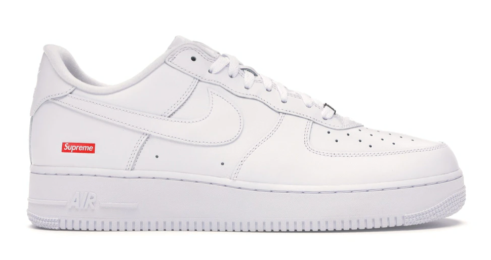 Nike Air Force 1 Low Supreme White Men s The Vault