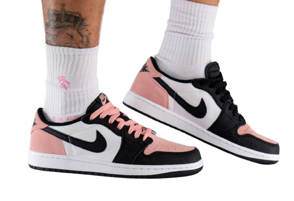 Nike Air Jordan 1 Low Bleached Coral (GS) Women's | Afterpay It