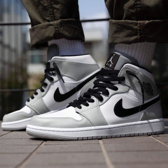 Nike Air Jordan 1 Mid Light Smoke Grey | The Vault
